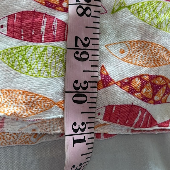 Tybee Island Women’s Tropical Colors Fish Print Norah Swim Cover size XL - Picture 8 of 9